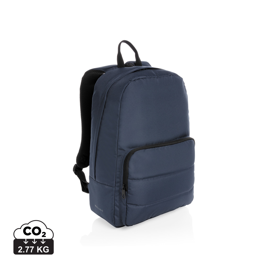Sac à dos ordinateur 15,6 pouces personnalisé en rPET Bleu marine